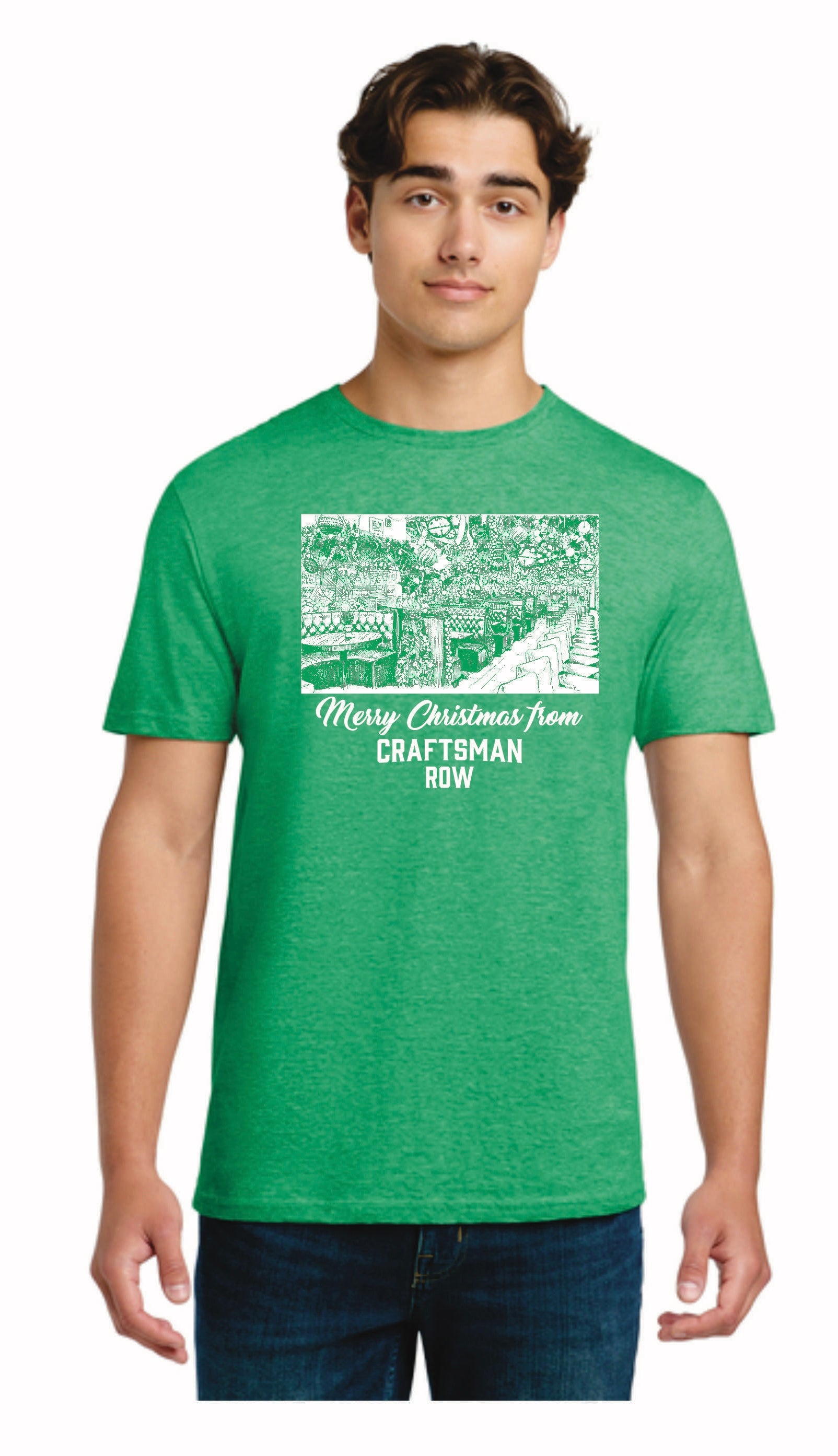 “Merry Christmas From Craftsman Row” Tee